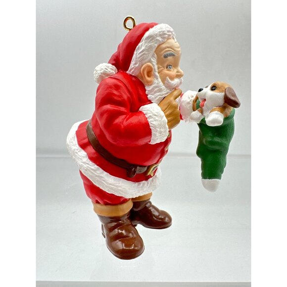 Hallmark Keepsake Membership Kit Ornament Set 3 Santas 1998 Collectors Club - Picture 13 of 16